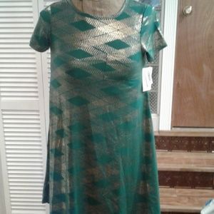 🌻🌼ELEGANT GORGEOUS GREEN BRUSHED WITH GOLD CARLY